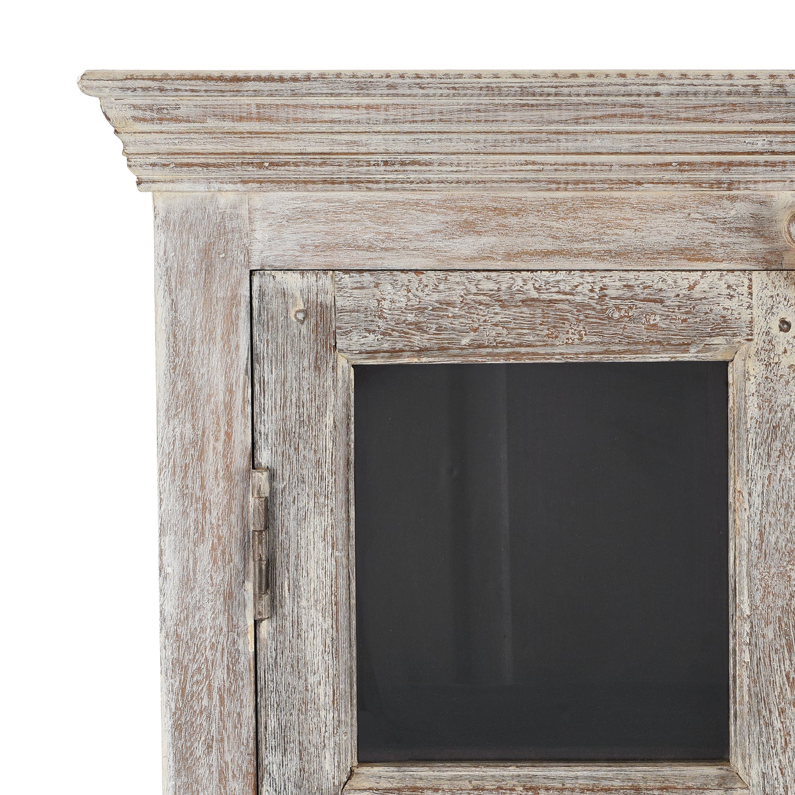 Glazed Louvre Cabinet Made from Reclaimed Teak