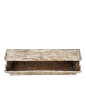 Reclaimed Teak Sunburst Blanket Chest