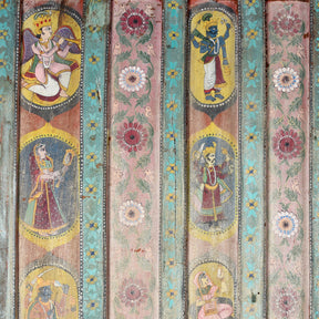 Large Painted Interior Balcony From Kutch