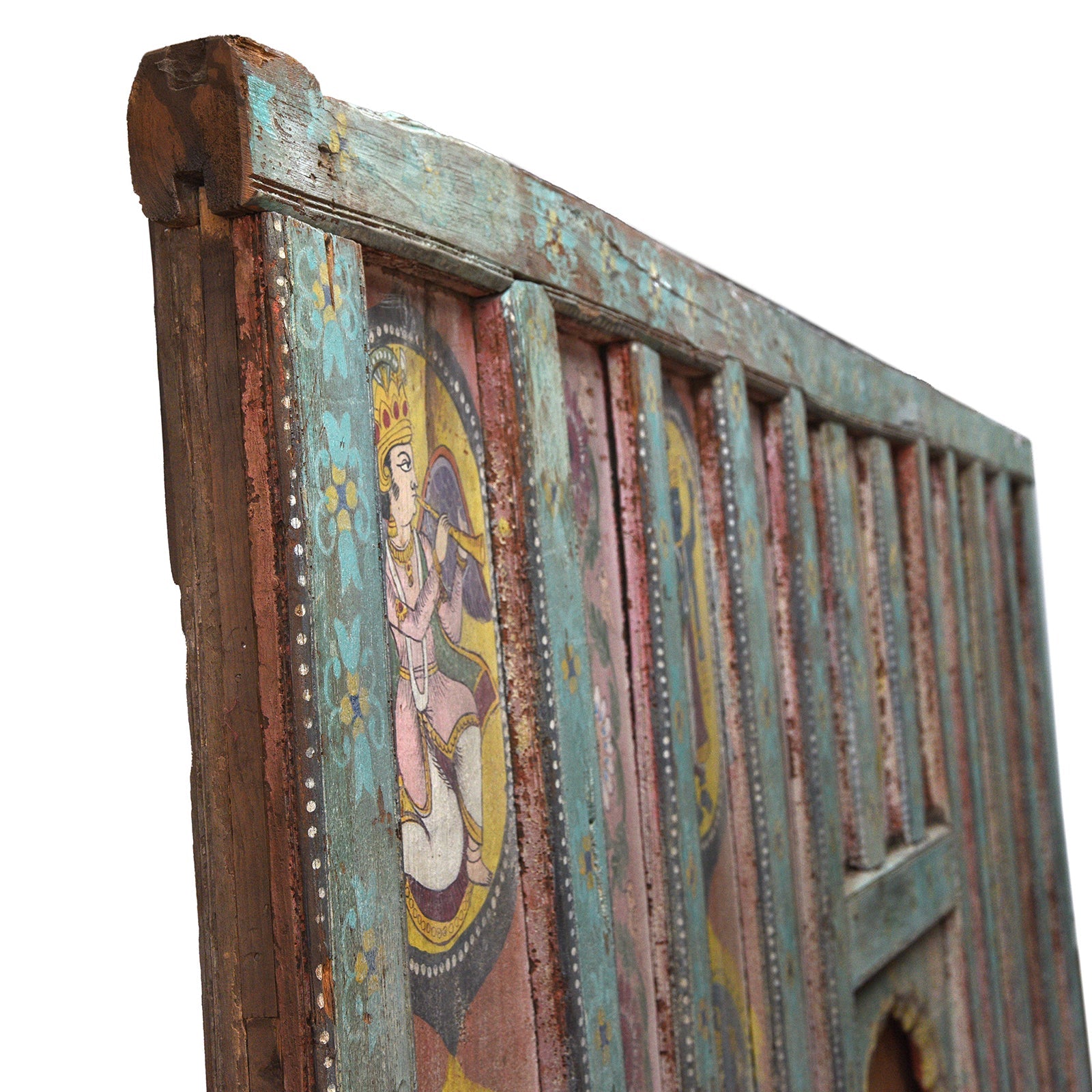 Large Painted Interior Balcony From Kutch