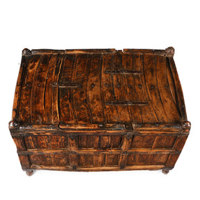 Stick Box Storage Chest From Jaisalmer - 19th Century