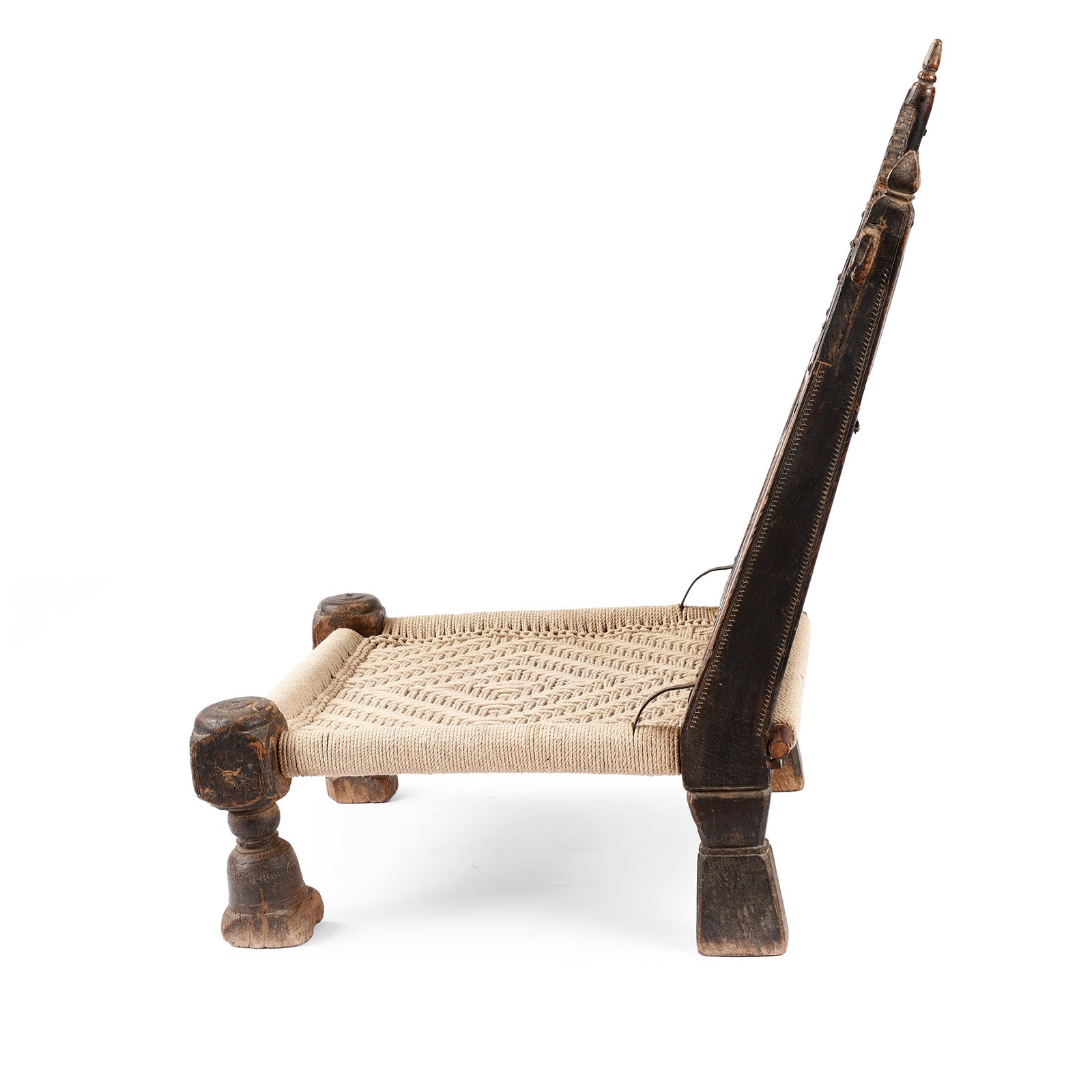 Indian Pidha Dowry Chair From Shekhawati - 19th Century
