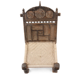 Indian Pidha Dowry Chair From Shekhawati - 19th Century