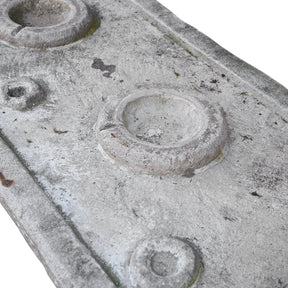 Carved Stone Water Pot Stand (Parinda) - 19th Century