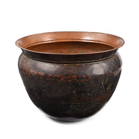 Copper Water Pot From Kerala For Planter - 19th Century