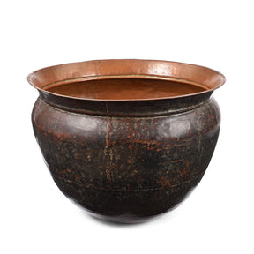 Copper Water Pot From Kerala For Planter - 19th Century