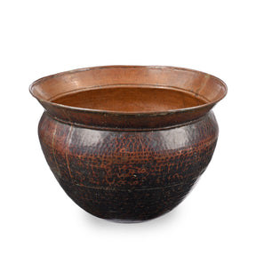 Copper Water Pot From Kerala For Planter - 19th Century