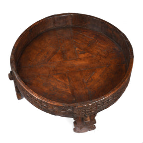 Indian Chakki Coffee Table From Rajasthan - 19th Century