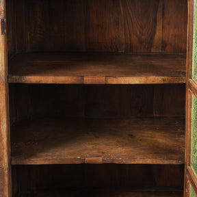 Vintage Painted Glazed Kitchen Cabinet - Ca 1920's
