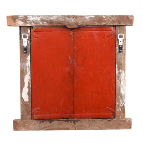 Painted Hanuman Shutter From Bikaner - 19th Century