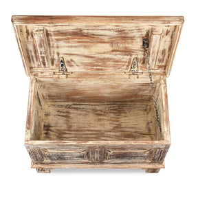 Small Blanket Chest Made From Reclaimed Teak