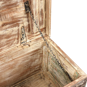 Small Blanket Chest Made From Reclaimed Teak
