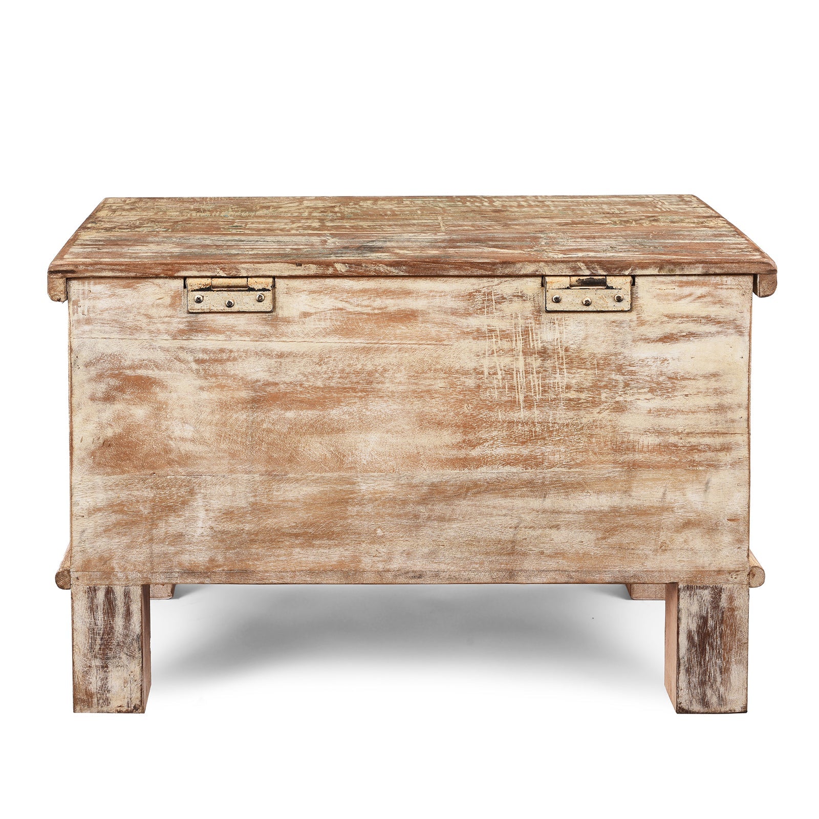 Small Blanket Chest Made From Reclaimed Teak