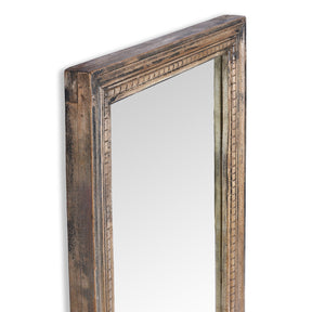 Rustic Mirror Made From Old Architectural Teak