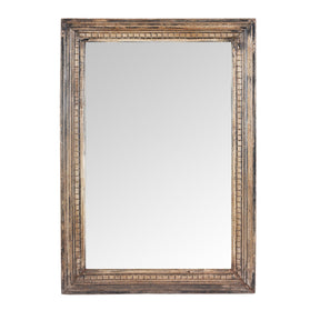 Rustic Mirror Made From Old Architectural Teak