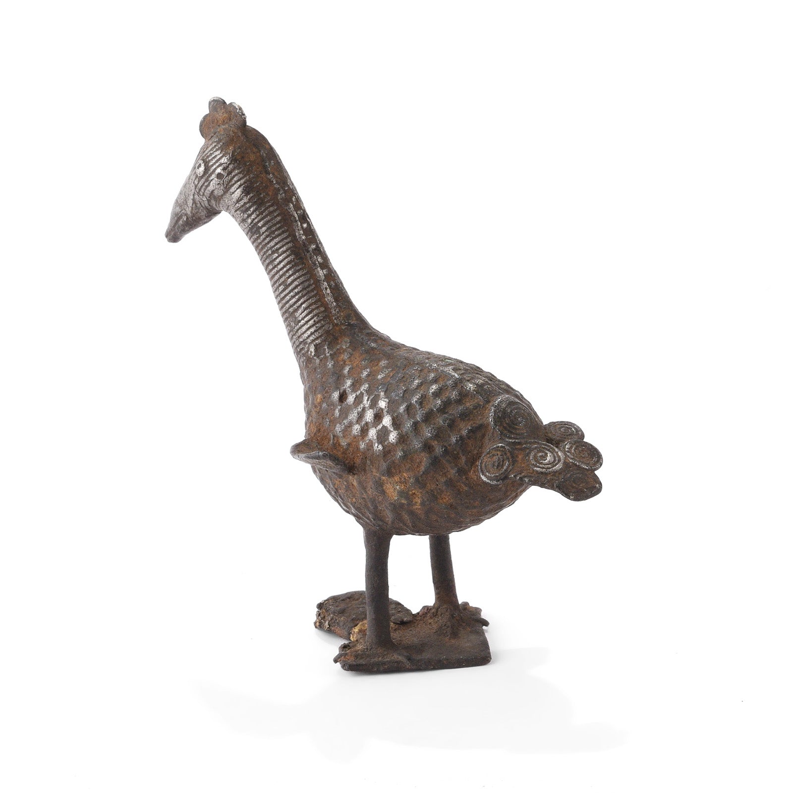 Bronze Kondh Dhokra Tribal Peacock - 19th Century