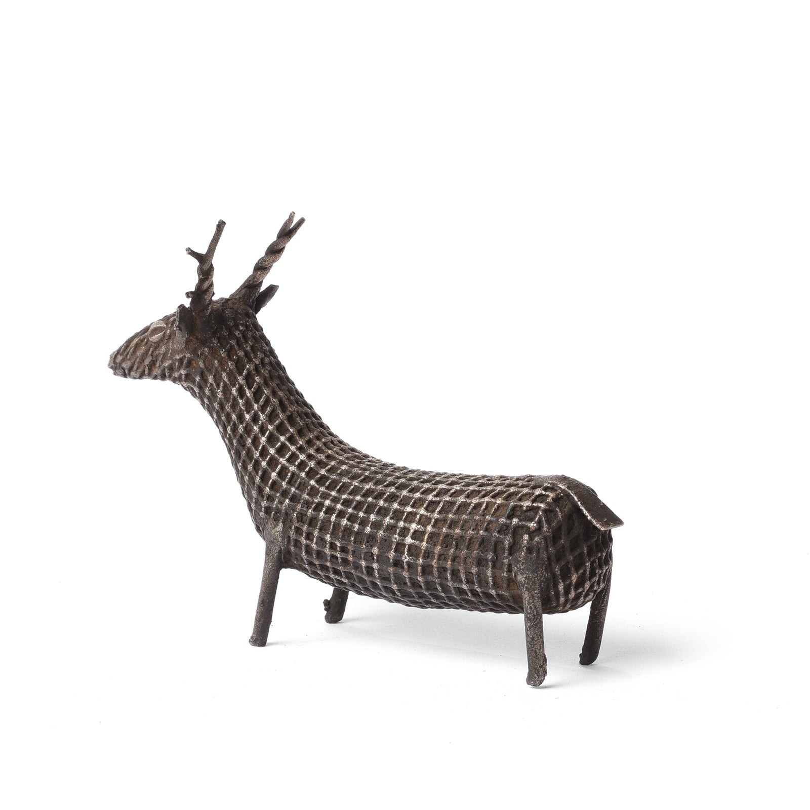 Kondh Dhokra Bronze Deer From Orissa - 19th Century