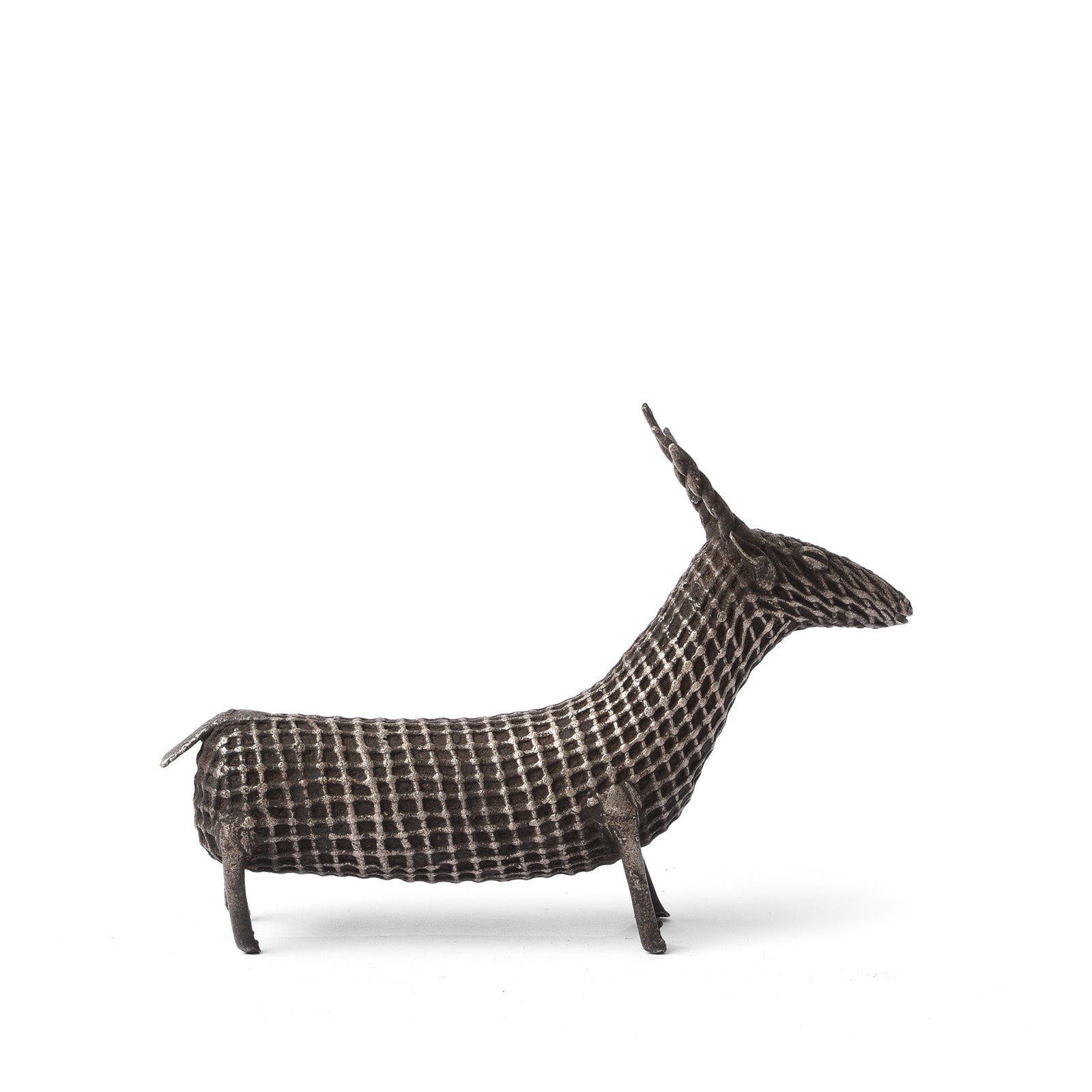 Kondh Dhokra Bronze Deer From Orissa - 19th Century