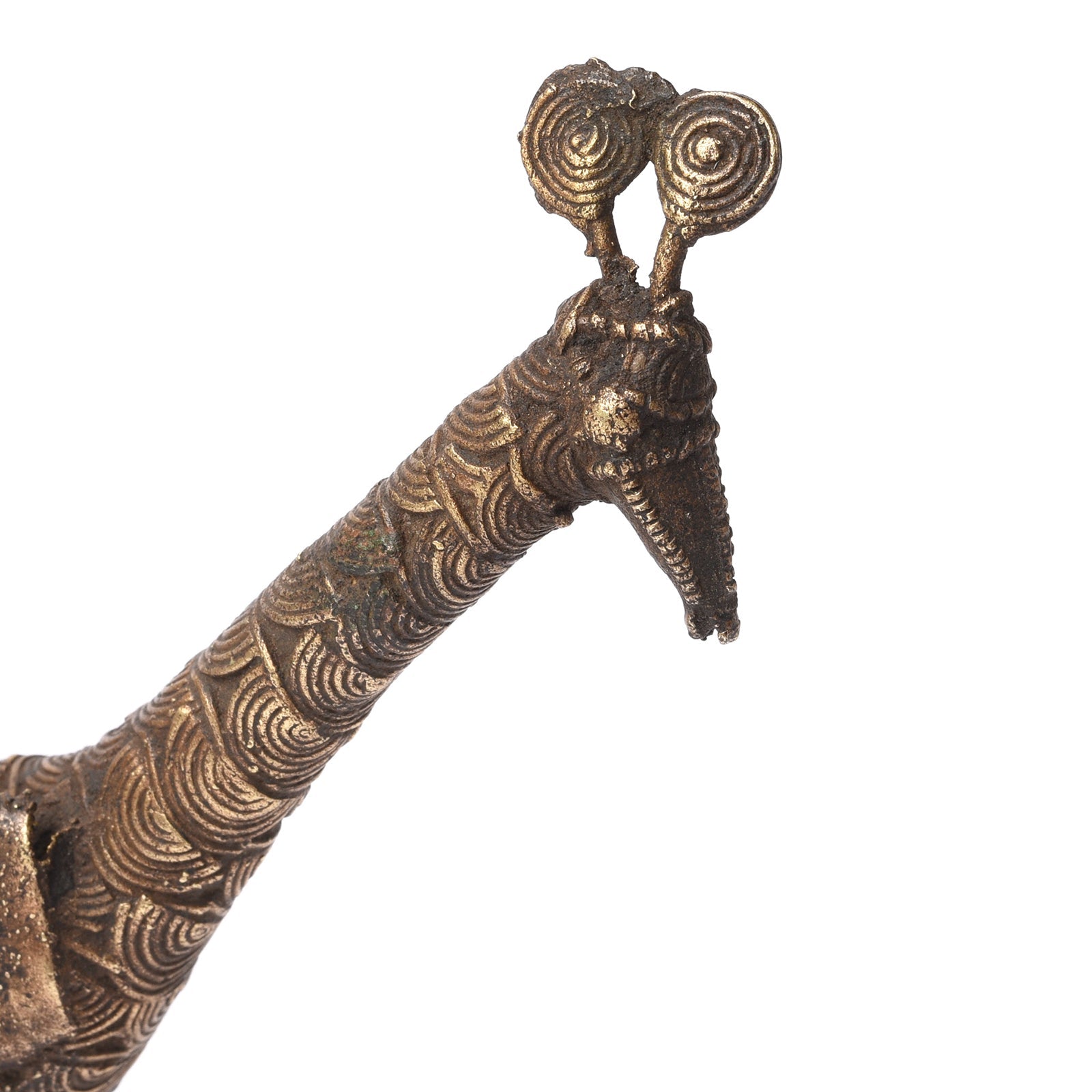 Brass Kondh Dhokra Tribal Peacock - 19th Century