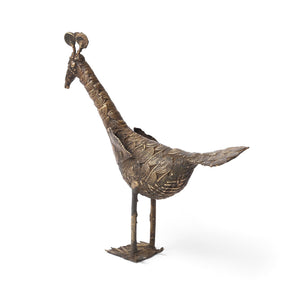 Brass Kondh Dhokra Tribal Peacock - 19th Century