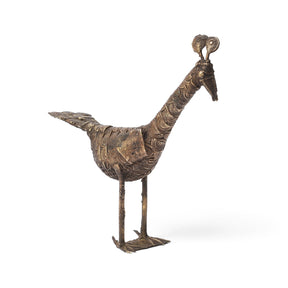 Brass Kondh Dhokra Tribal Peacock - 19th Century
