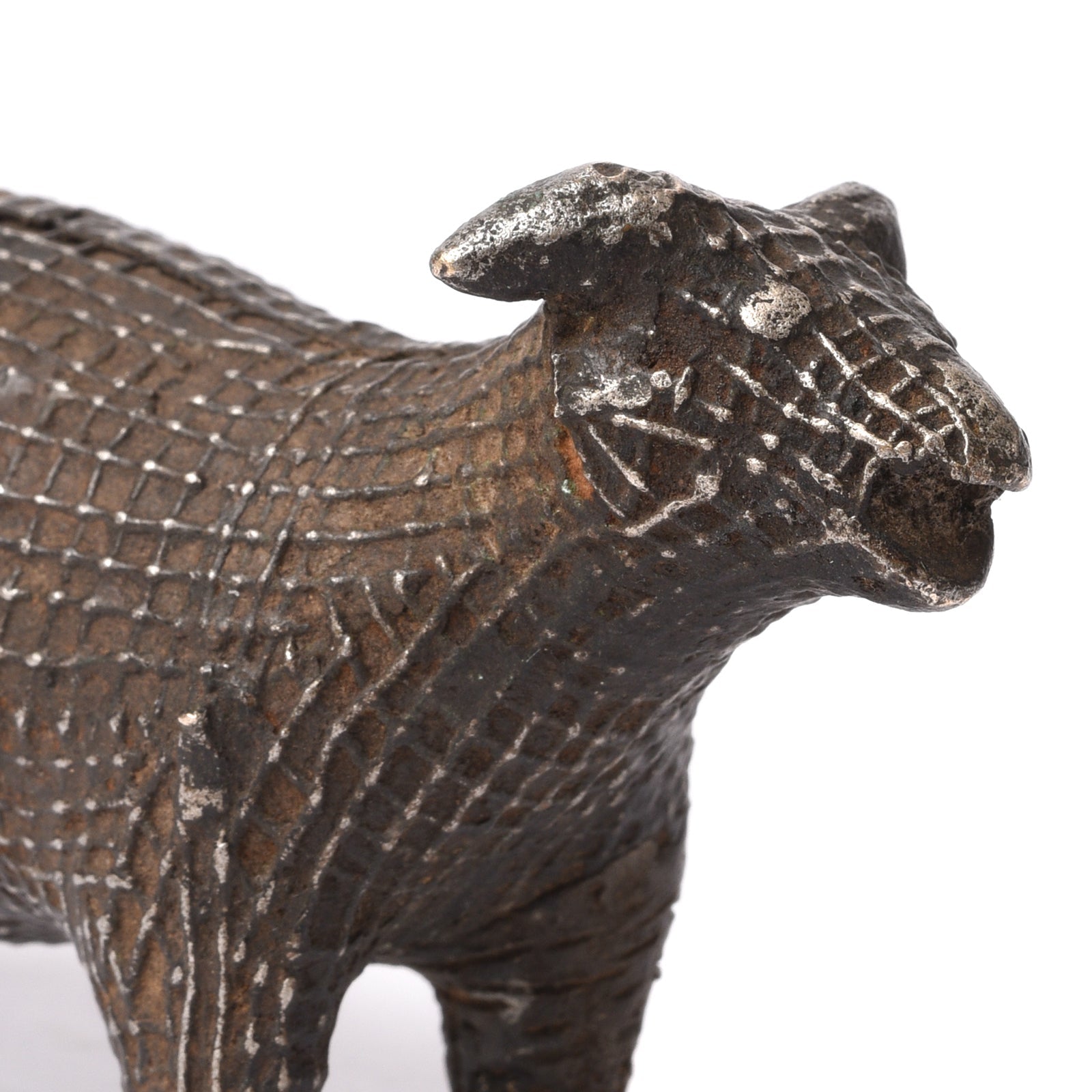 Kondh Dhokra Bronze Zebu Bull From Orissa - 19th Century