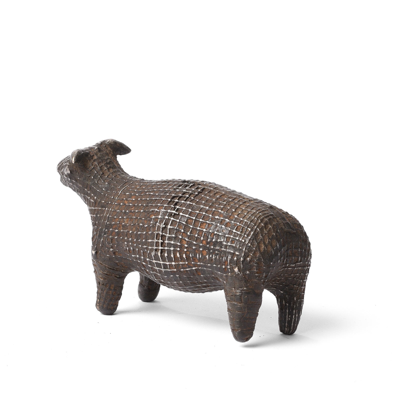 Kondh Dhokra Bronze Zebu Bull From Orissa - 19th Century