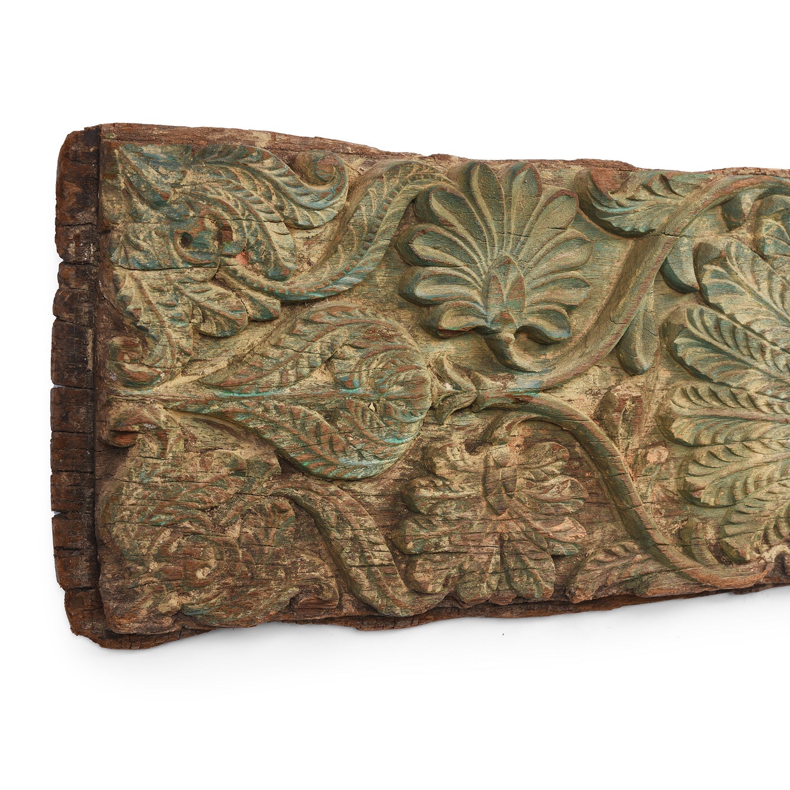 Ganesh & Peacock Lintel Panel From South India - 19th Century