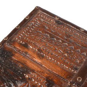 Indian Merchants Box From Shekhawati - 19th Century