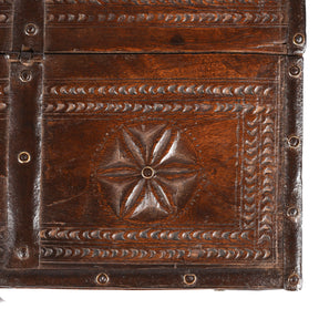 Indian Merchants Box From Shekhawati - 19th Century
