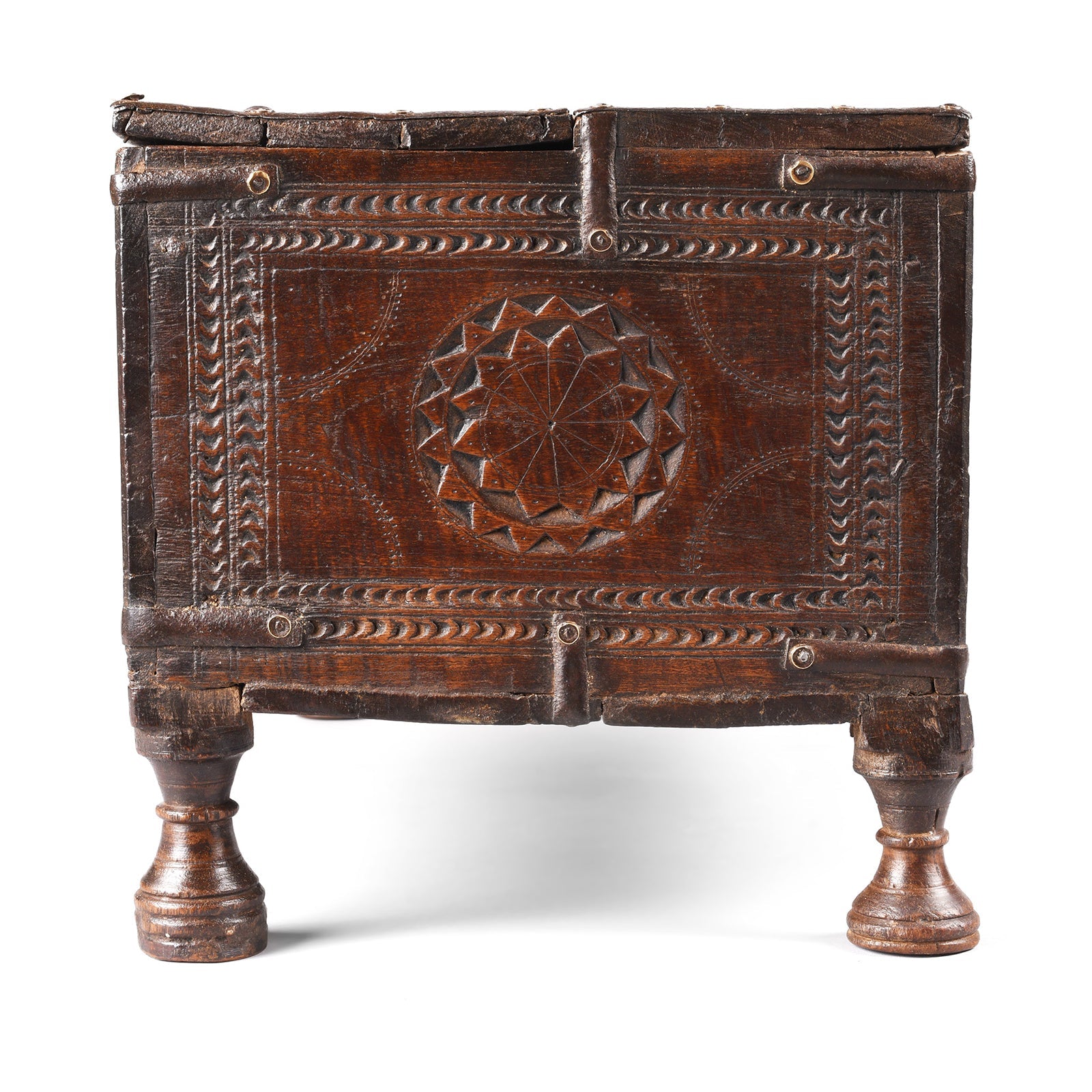 Indian Merchants Box From Shekhawati - 19th Century
