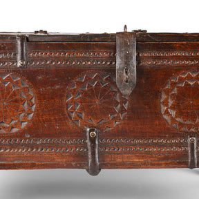 Indian Merchants Box From Shekhawati - 19th Century