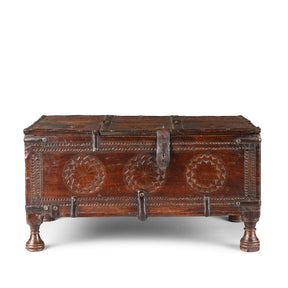 Indian Merchants Box From Shekhawati - 19th Century