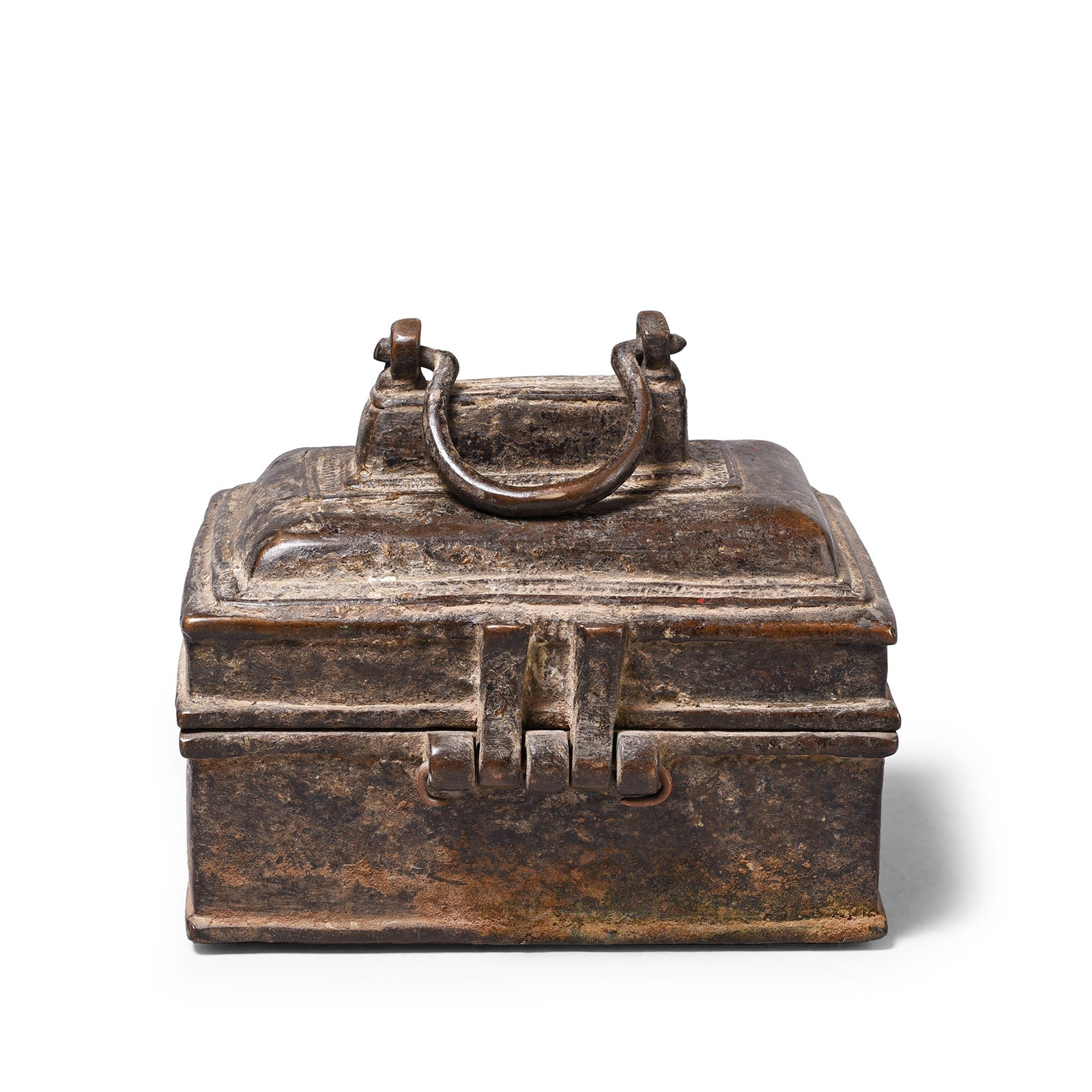 Brass Dhokra Money Box From Orissa - 19th Century