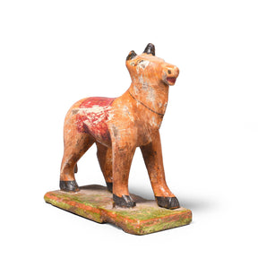 Painted Cow Toy From Gujarat - Ca 1940