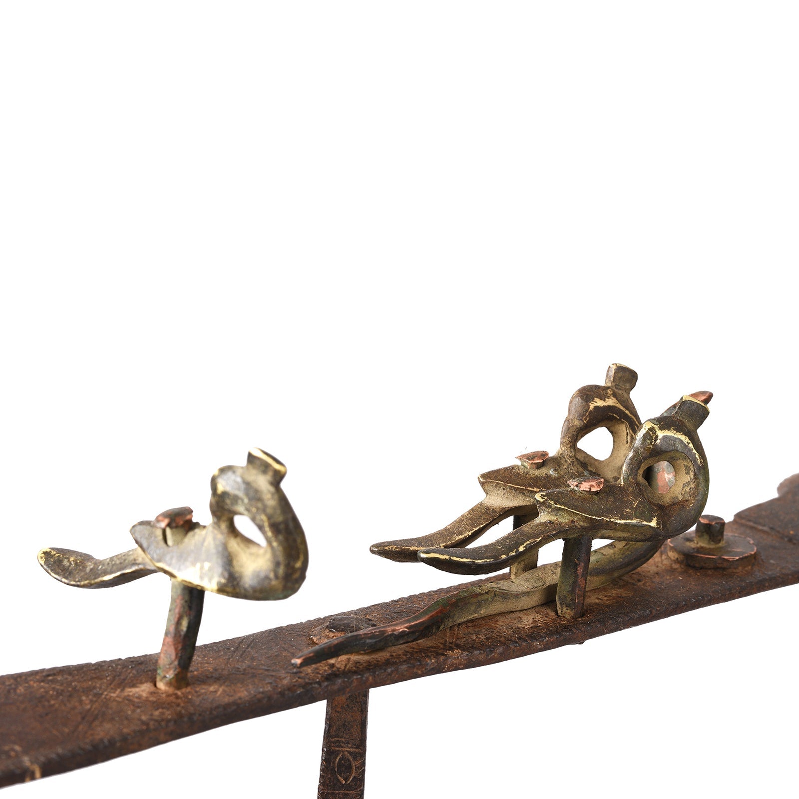 Wrought Iron Opium Retort From Rajasthan - 19th Century