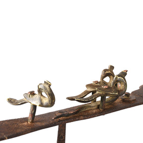 Wrought Iron Opium Retort From Rajasthan - 19th Century