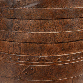 Iron Grain Storage Bin From Kutch - Ca 1920