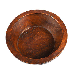 Indian Parath Bowl From Rajasthan - Ca 1920