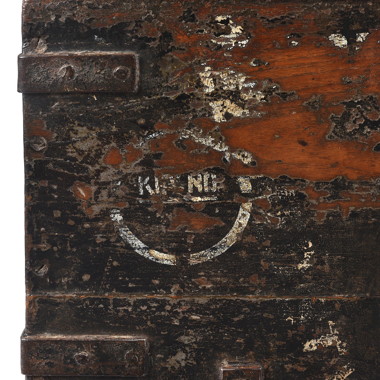 Iron Bound Teak Ammunition 'Limber' Chest - Late 19th Century