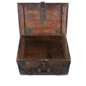Iron Bound Teak Ammunition 'Limber' Chest - Late 19th Century