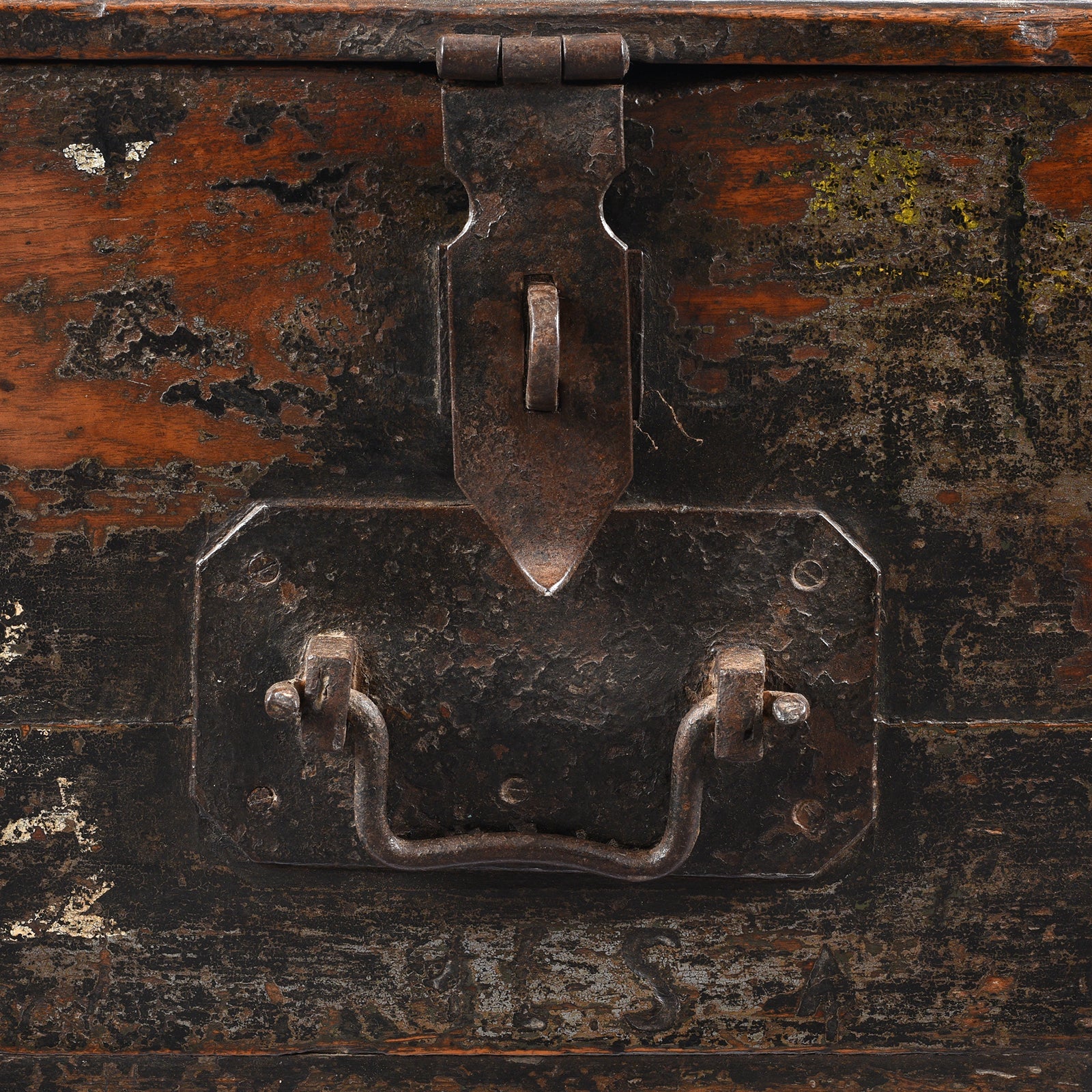 Iron Bound Teak Ammunition 'Limber' Chest - Late 19th Century