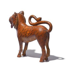 Polychromed Indian Tiger Figure From Surat - Ca 1900