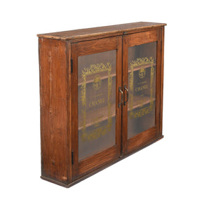 Glazed Teak 'Chanel' Wall Cabinet - Ca 1930