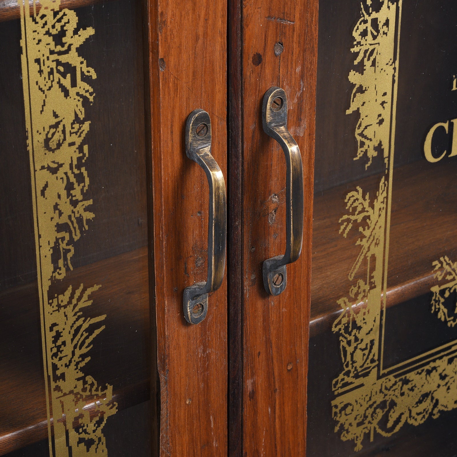 Glazed Teak 'Chanel' Wall Cabinet - Ca 1930