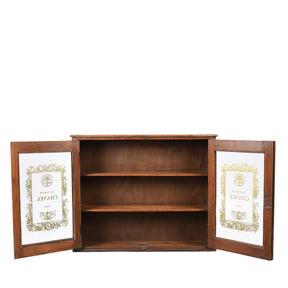 Glazed Teak 'Chanel' Wall Cabinet - Ca 1930
