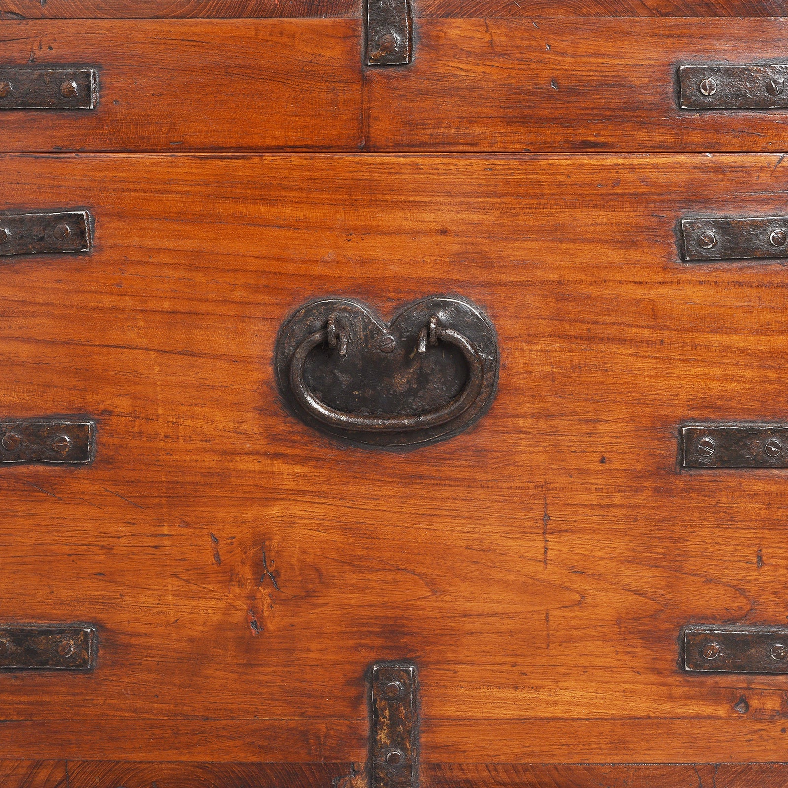 Iron Bound Indian Military Chest -19th Century