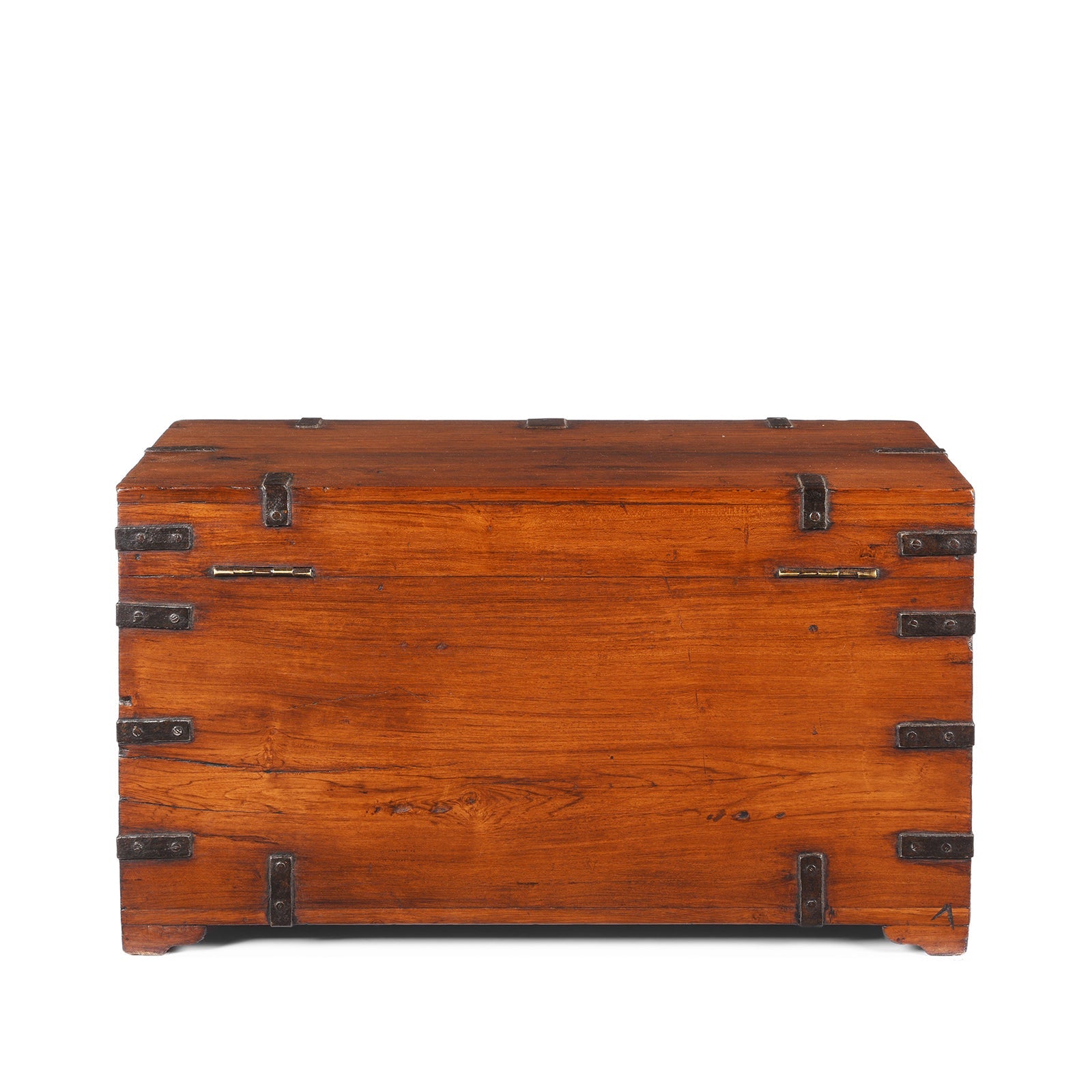 Iron Bound Indian Military Chest -19th Century