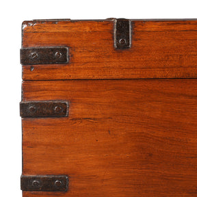 Iron Bound Indian Military Chest -19th Century