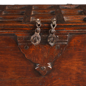 Iron Bound Teak Chest From Gujarat - 19th Century